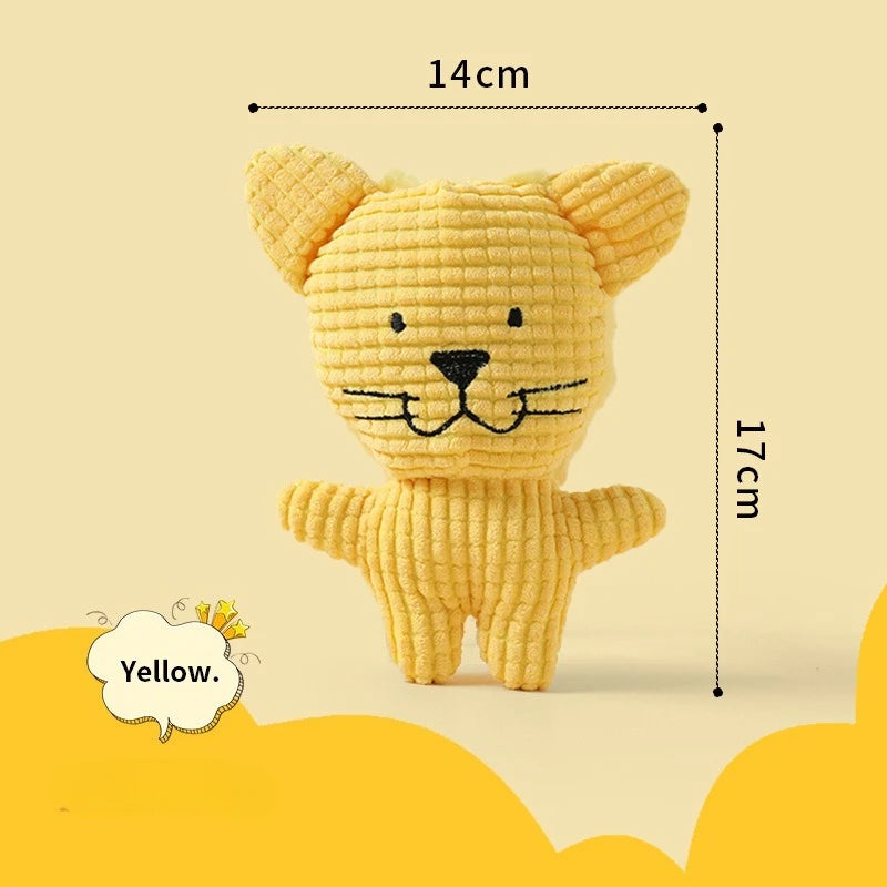 Brinquedo de Pato de Pelúcia com Som para Cães