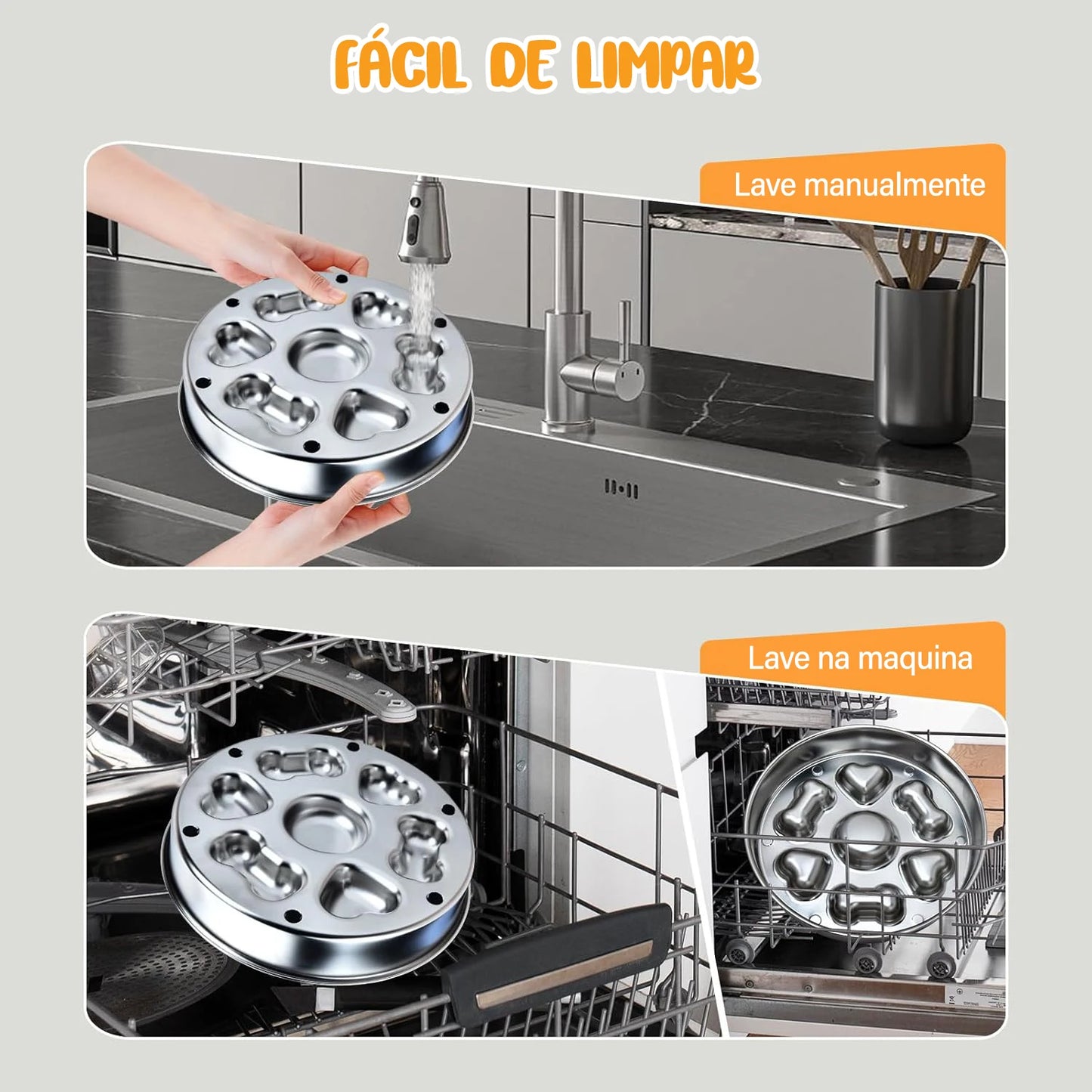 Comedouro Inox Antiengasto Pet