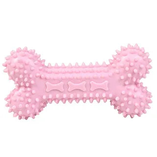 Brinquedo Mordedor para Cães Anti-Estresse Osso Cravo