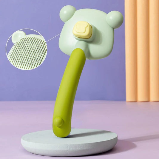 Escova Massageadora Removedora de Pelos 3 em 1 para Pets