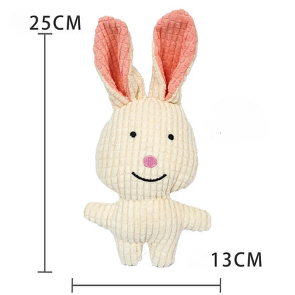 Brinquedo de Pato de Pelúcia com Som para Cães