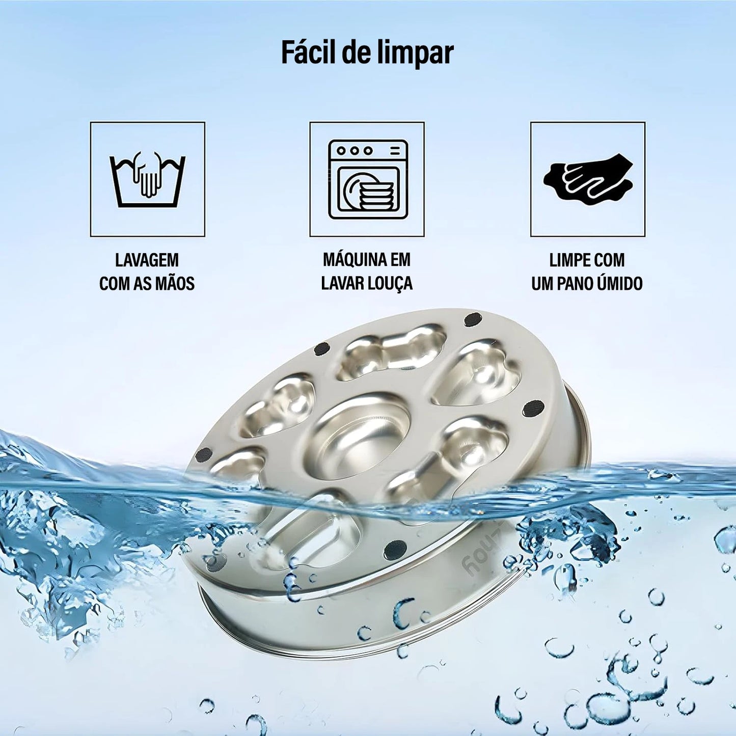 Comedouro Inox Antiengasto Pet