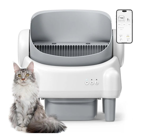 Caixa de Areia Autolimpante Inteligente para Gatos