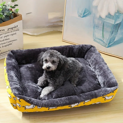 Cama Pet Sofá Acolchoada de Inverno para Cães e Gatos