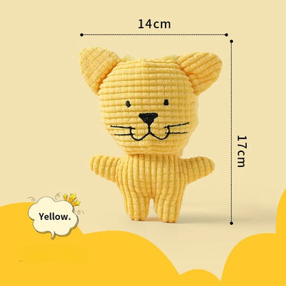 Brinquedo de Pato de Pelúcia com Som para Cães