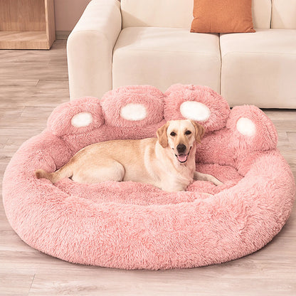 Cama Pet Felpuda de Inverno para Cães e Gatos