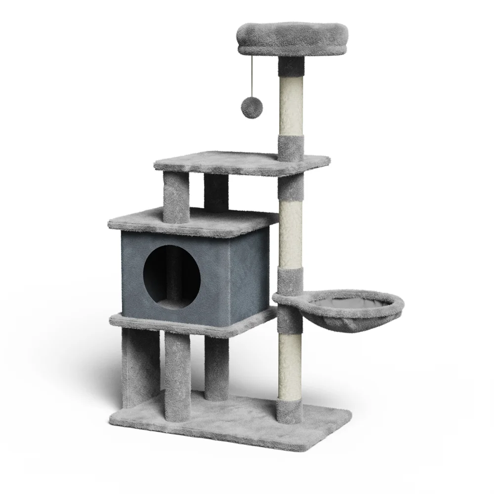 Torre Arranhador Multinível para Gatos