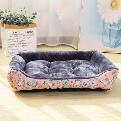 Cama Pet Sofá Acolchoada de Inverno para Cães e Gatos