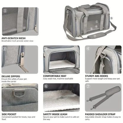 Mochila Pet Ventilada para Transporte