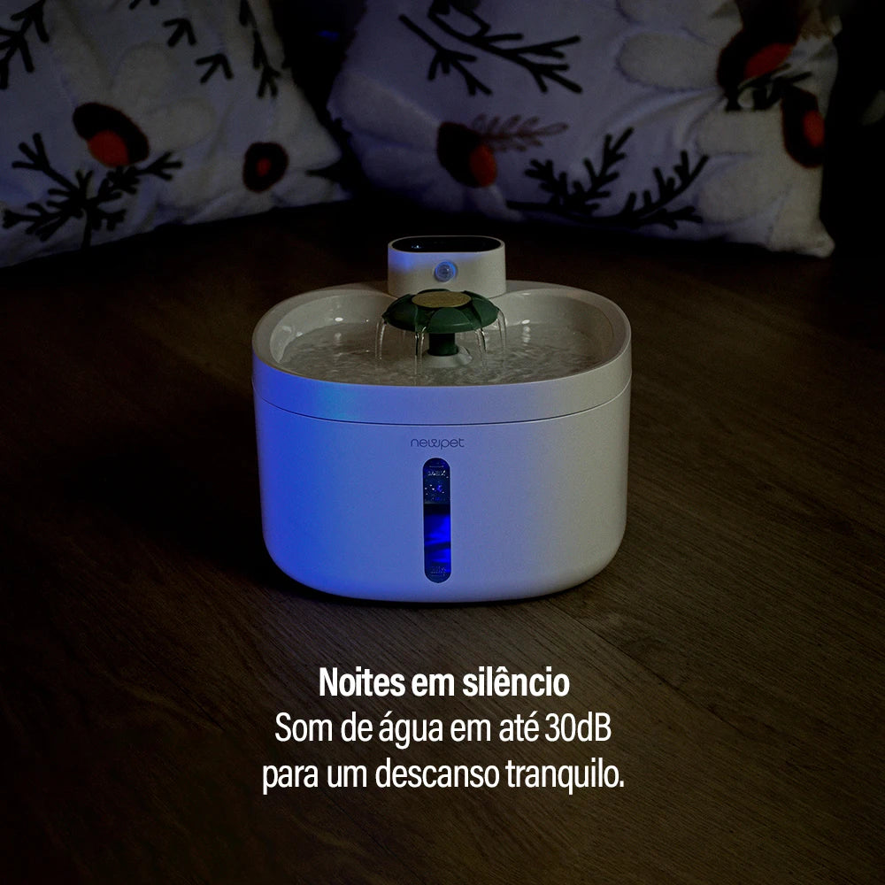 Fonte de Água Automática Sem Fio 2,6L para Gatos