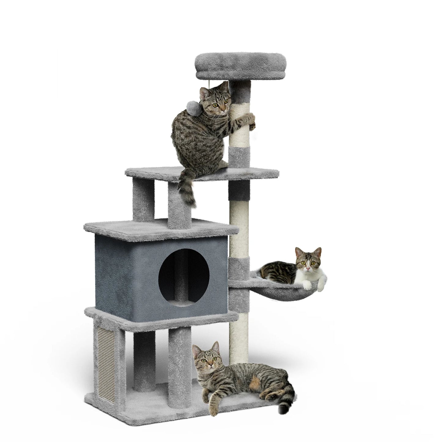 Torre Arranhador Multinível para Gatos