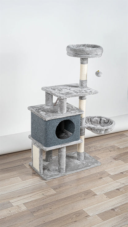 Torre Arranhador Multinível para Gatos