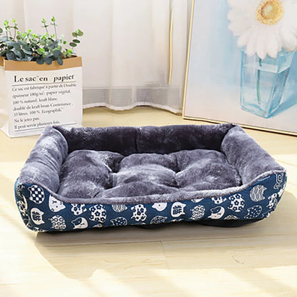 Cama Pet Sofá Acolchoada de Inverno para Cães e Gatos
