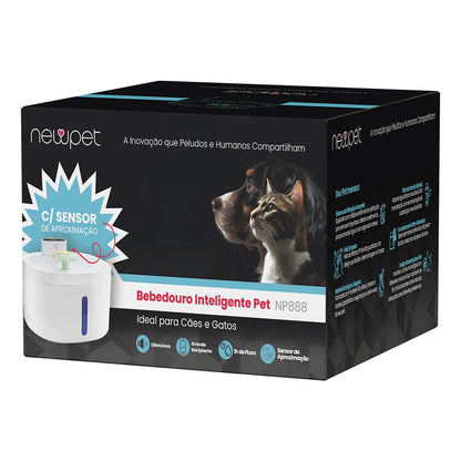 Fonte de Água Automática Sem Fio 2,6L para Gatos