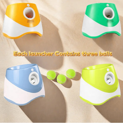 Lançador Automático de Bola para Cães com Recarga USB