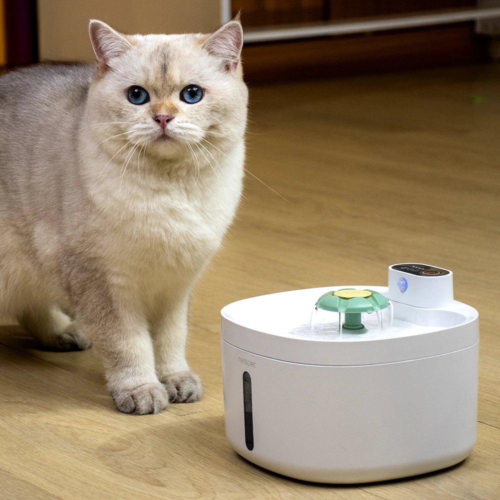 Fonte de Água Automática Sem Fio 2,6L para Gatos