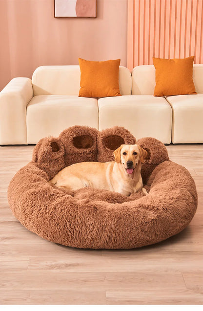 Cama Pet Felpuda de Inverno para Cães e Gatos