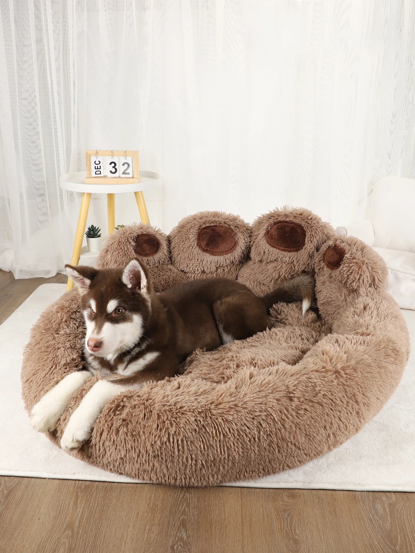 Cama Pet Felpuda de Inverno para Cães e Gatos
