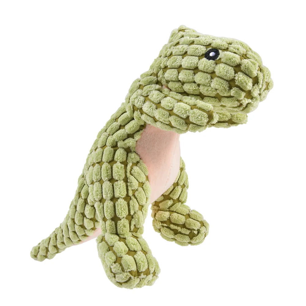 Brinquedo Dinossauro de Pelúcia para Cães e Gatos