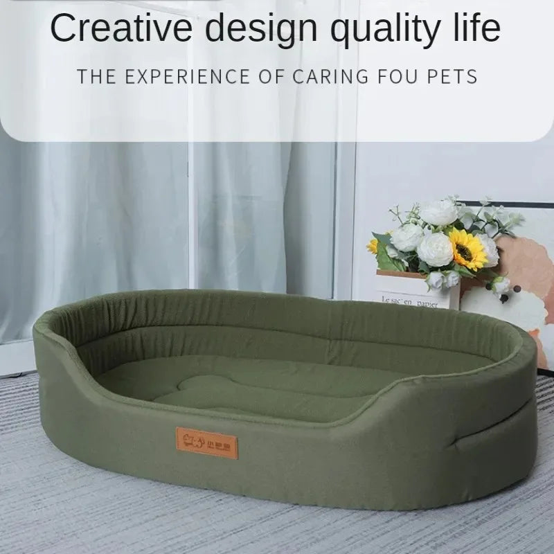Cama Pet Acolchoada de Inverno para Cães e Gatos