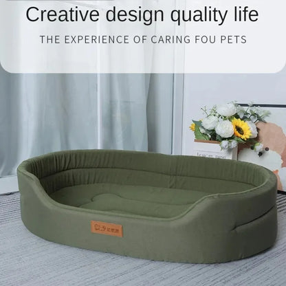 Cama Pet Acolchoada de Inverno para Cães e Gatos