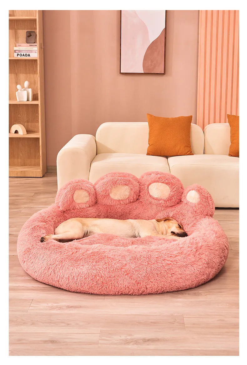 Cama Pet Felpuda de Inverno para Cães e Gatos